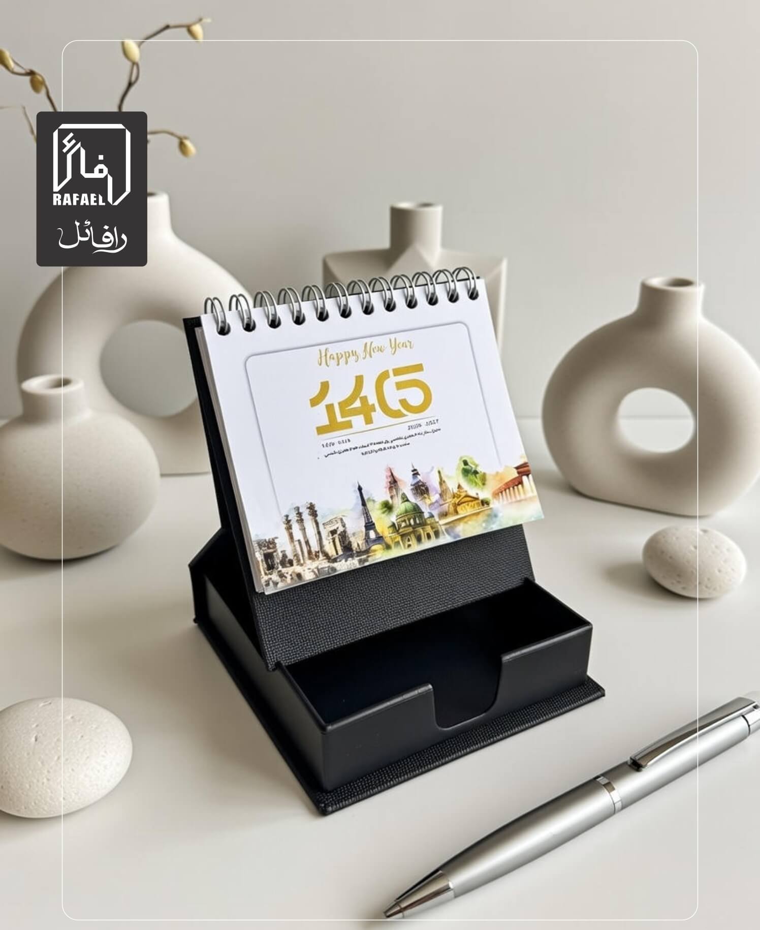 تقویم رومیزی جهان جعبه دار